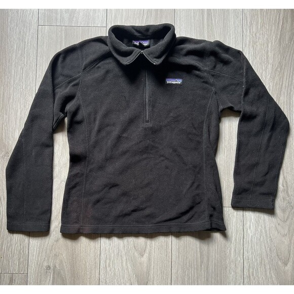 Patagonia Men/woman/kids Black Fleece 1/4 Zip Pullover Better Sweater XSOutdoors - Picture 1 of 11